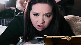 bbw nun's subtle anal exorcism tease