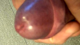 Three massive cumshots blast in half hour bathroom session