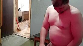 yo petite ebony queen slurps grandpa's thick cock then bends for doggystyle pounding