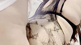 imagine fucking my young chubby wife's sexy ass in fishnets and skirt 😘🍑