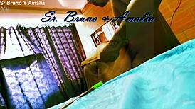 Colombian Amalia's Bound Spanking Session Gets Intense