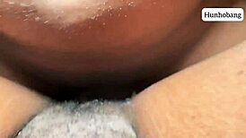 Juicy ebony neighbor offers wet pussy eagerly