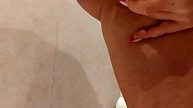 Shaving My Tight Pussy For Stepbro Penetration Tonight!