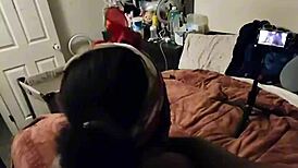 pregnant girlfriend's creamy pussy pounded by backshots