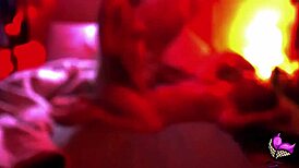 Goth shemale lesbians kiss tits in garage whorrors