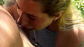 chubby blonde goddess sloppy deepthroats bbc morning facial cum swallow breakfast