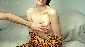 Stepdaughter Forced Into Garage Creampie By Father-in-Law On Birthday