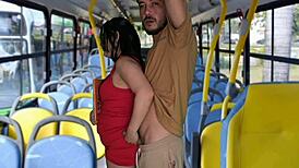 brazilian student groped fucked public bus rough outdoor