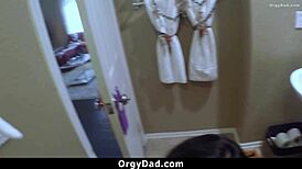 Stepdaughter's Mischief Turns Wild This Year Hehe - OrgyDad