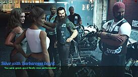 a wife and stepmother teases with her big tits 239