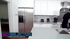 Clara Trinity Sneakily Sucks And Fucks Roommate's Huge Cock Behind BF