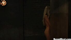 busty maids wash shave handcuffed slave in czech bdsm bath