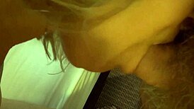 Wife Gags Deep On Massive Cock Tease