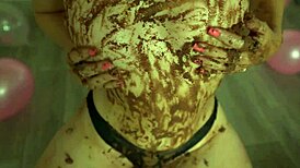 Perfect Ass Girl Crushes Cake Sensually