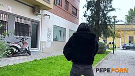 Does slutty Maria Adams ride monster cock like a true whore?