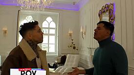 curvy big tits big ass babe rides huge cock mmf threesome doggystyle missionary with puffy pussy lips exposed