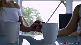 hot blonde czech lesbians finger lick orgasm in real connection