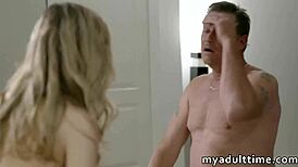 seduced by stepdaughters wet blonde friend milf blowjob cum swallow