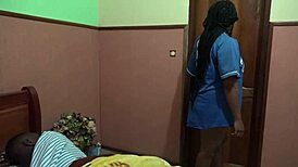 Neighbor Girl Next Door Workout Turns into Garage Creampie Surprise