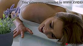 hot blonde czech lesbians finger lick orgasm in real connection