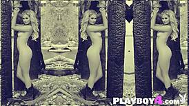 Big Tits Latina Milf Model Strips Outdoor Ripping Clothes Posing Naked After Hot Striptease Tease