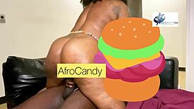 Honorable ebony starts knacking my fat ass tits from the door