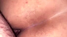 stranger anal fucks mature big ass wife in kitchen while hubby checks pussy