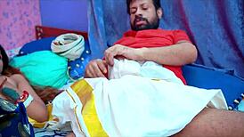 i'm poundin my juicy hot indian housewife's pussy after her romantic bedroom blowjob