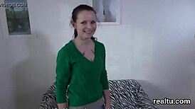 Wanna see perfect Czech teen ripped clothes and anal reamed in mall POV?