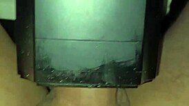 Stranger's homemade lovense solace toy leads to intense solo cumshot