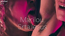 Two queens tease with feet play and hairy armpits in fetish fun