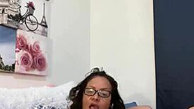 Watch Anna Maria's mature latina curves rip from pink lingerie?