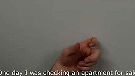 Hot Sexy Estate Agent Spreads Wet Pussy Lips in Fishnets Erotic Daydream!