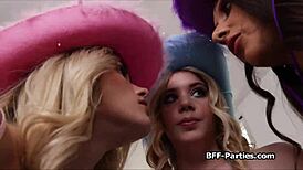 raw pov blowjob sandwich in hardcore group 4some for teen amateurs homemade sex tape