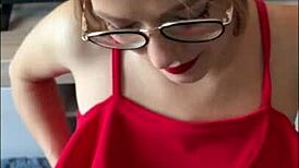 Petite blonde housewife masturbates homemade to explosive anal tease finish.