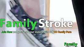 Naughty College Cutie SUCKS STEPBROTHER'S Monster Cock Deepthroat in Bathroom Small Tits Bounce