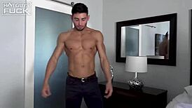 Handsome stud rams cute girl's tight pussy hard