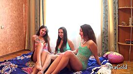 Step Sister College Orgy with Hot Girlfriends Party