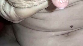 huge titted mature milf squirts milk from hot nipples in toilet!