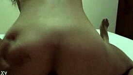 Prostitute Rides Cock Wild In Hotel Room Like Total Slut