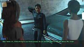 a wife and stepmother teases with her big tits 239