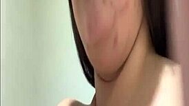 Pregnant latina's first public bathroom hardcore fingering and pounding