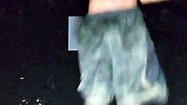 Park Photoshoot Turns Steamy with Skinny Beautiful Mature Gym Model