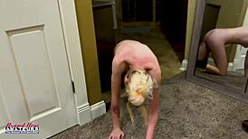 Petite Kinky Blonde Teases Juicy Tits Wet Pussy Rimjob Cum Swallow