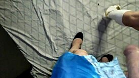 trv rams big cock deep in latina brunette big ass anal creampie unload