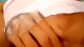 sexy latina masturbates solo pussy craving your hard fuck