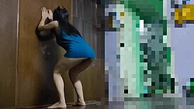 Isn't this big ass college girl's home workout making you want to join her sweaty session?