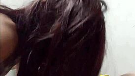 she skips cleaning to suck my cock deep instead