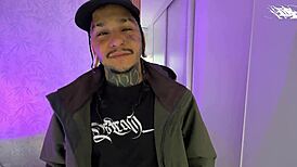 i called the repairman for internet and ended up deepthroating his cock