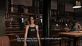 Brunette Takes Erotic Big Ass Leap Faith Game